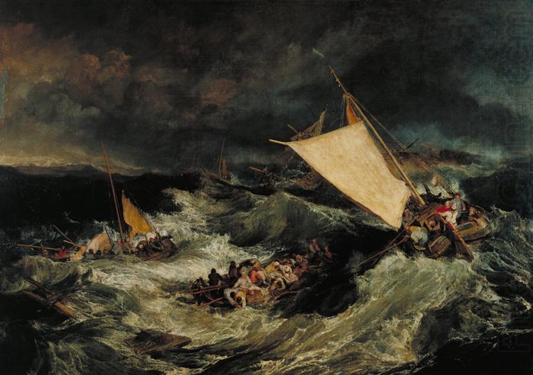 Joseph Mallord William Turner The Shipwreck (mk31) china oil painting image